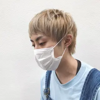 ショート カラー 嶋佐 昌大 シマサマオのヘアスタイル