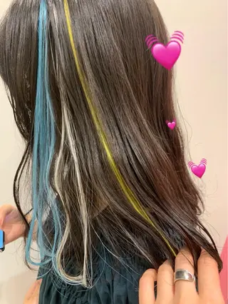 ミディアム カラー 新宿駅近♡個室 ♡関口三都季🌜のヘアスタイル