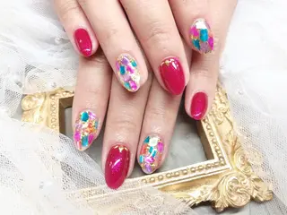 ネイル マジック ミラーのネイルデザイン