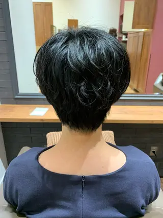 ショート パーマ 🥀濱野 七海🥀のヘアスタイル