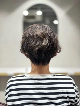 ショート charme溝の口所属・くせ毛カット終着点 カワサキトオル溝の口のヘアスタイル