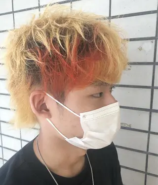 ショート カラー メンズ 似合わせ/代表 髪質改善/山田将大のヘアスタイル