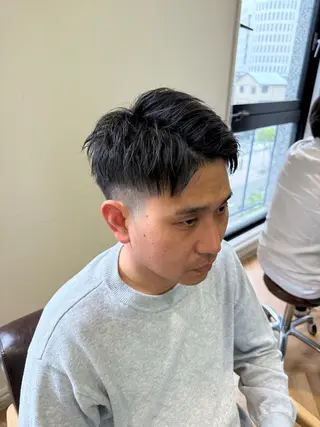 ショート メンズ 溝口 槙里也のヘアスタイル