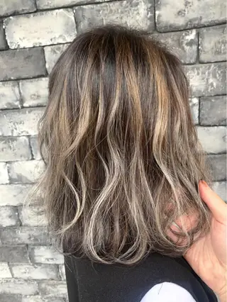 ミディアム カラー ❤️千葉県代表❤️ 店長❤️柿本翔一朗のヘアスタイル