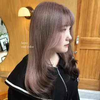 ロング カラー 🌈艶ハイトーン🌈 心を込めます🤝涼介のヘアスタイル