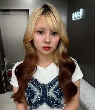 ロング 桑原 海夕のヘアスタイル