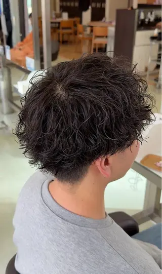 ショート パーマ 小芝涼介/レイヤー /メンズパーマ✂️のヘアスタイル
