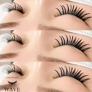 マツエク・マツパ brow&lash WAVEのマツエク・マツパデザイン