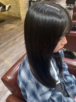 ロング カラー 野口 菜緒のヘアスタイル