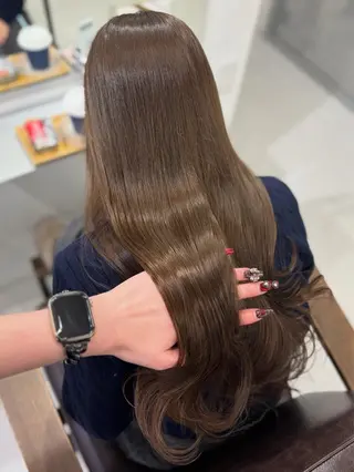 ロング カラー 赤みなしカラー/梅田 /レイヤー/IORIのヘアスタイル
