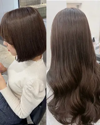 ミディアム カラー magico 下北沢のヘアスタイル