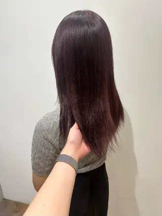 ロング カラー ヘアアレンジ Himawari♡ 柔らかいカラーのヘアスタイル
