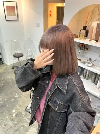 カラー いざわりお /梅田/ブリーチのヘアスタイル