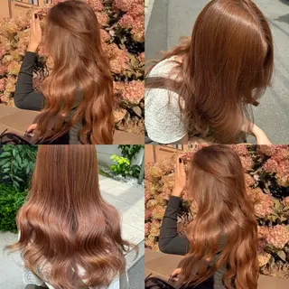 ロング カラー ブリーチなしカラー kana🐱のヘアスタイル