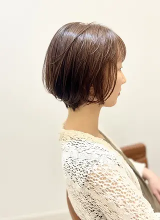 ショート カラー Realme  京都四条烏丸ドゥエby  yk所属・脱・パサつき髪/小塚 美容室難民の方はぜひのヘアスタイル