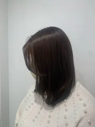 セミロング 暖色カラー🌼 rinka🌼のヘアスタイル