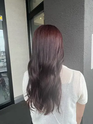 ロング 坂口 友莉香のヘアスタイル