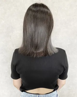 ミディアム カラー 成城美容室 YOSHIMURAのヘアスタイル