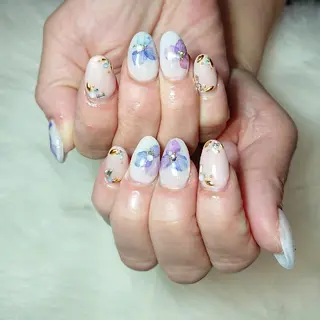ネイル 下妻ネイルサロン/ 持ちの良いネイルのネイルデザイン