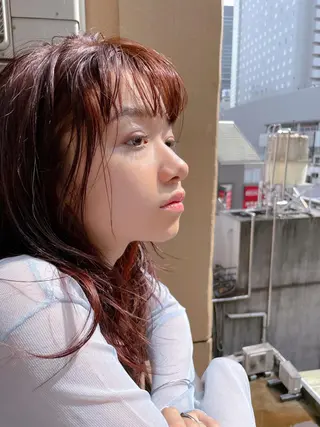 ロング パーマ カラー 【N°deseo】 吉祥寺のヘアスタイル