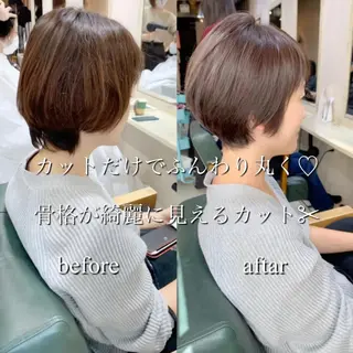 ショート 【全部無料🙇】 おがわようしんのヘアスタイル