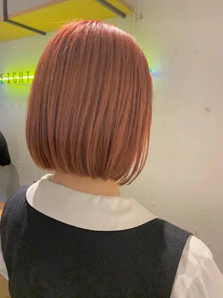 ショート カラー シノザキ/薬院/ボブ /ショート/髪質改善のヘアスタイル
