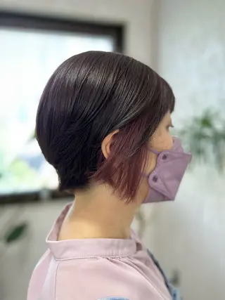 ショート カラー 似合わせ小顔カット 🌟神谷 ヨシタカのヘアスタイル