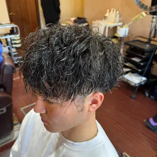 ショート パーマ 山下 徹のヘアスタイル