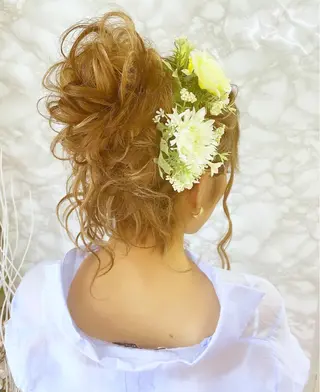 ヘアアレンジ ヘアセットサロン ココのヘアスタイル