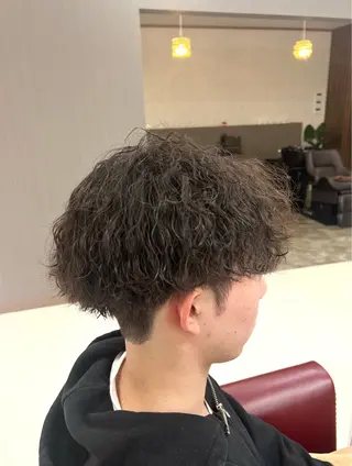 ショート パーマ メンズ KEN 🌟のヘアスタイル