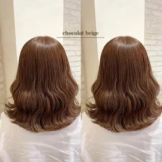 ミディアム カラー シールエクステ横浜 🐏☁️miminaのヘアスタイル