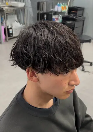 ミディアム メンズ/柏/パーマ/ チハヤのヘアスタイル