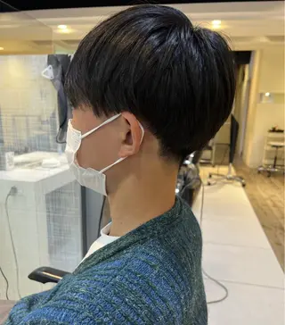 メンズ ハイライト特化小澤 奈津美のヘアスタイル