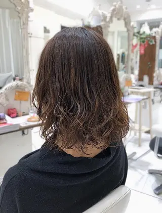 ミディアム 🫧髪質改善艶カラー _マエダ 🫧のヘアスタイル