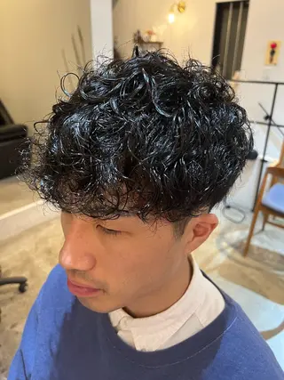 パーマ メンズ 大阪メンズパーマ /ショート/らいのヘアスタイル