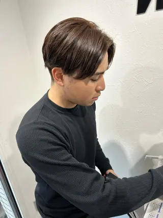 メンズ 艶カラー/レイヤー /メンズ/マツエクのヘアスタイル