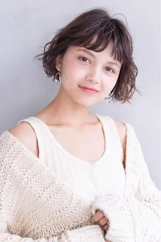 ショート カラー パーマ ✴︎赤み除去カラー daichi✴︎のヘアスタイル