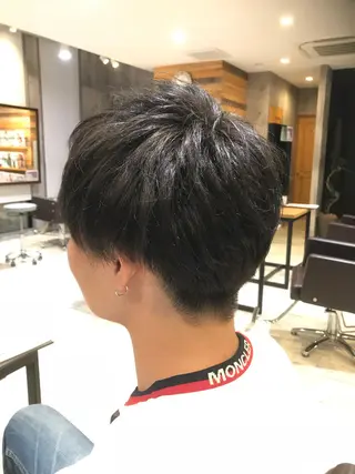 ショート カラー パーマ ヘアアレンジ メンズ キッズ ネイル マツエク・マツパ EnBlesS西宮 マンツーマン神道有基のヘアスタイル