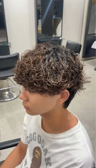 パーマ メンズ fifth 武正 琉生のヘアスタイル
