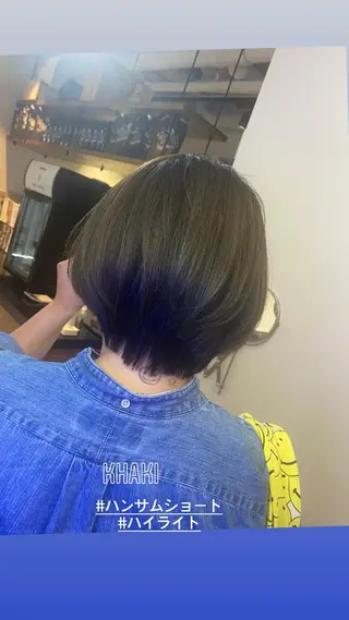 ショート カラー scene. haraのヘアスタイル
