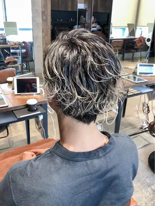 パーマ メンズ 韓国美髪矯正✂️ 佐藤ヒロのヘアスタイル