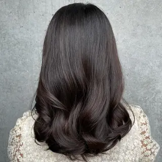 セミロング 髪質改善×レイヤー 中村洋介のヘアスタイル