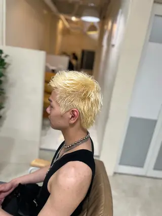 ショート カラー 🧡可愛い色落ち🧡 ハイトーン特化🧡のヘアスタイル