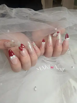 ネイル MAKI💎綺麗め 大人可愛い/堺筋本町のネイルデザイン