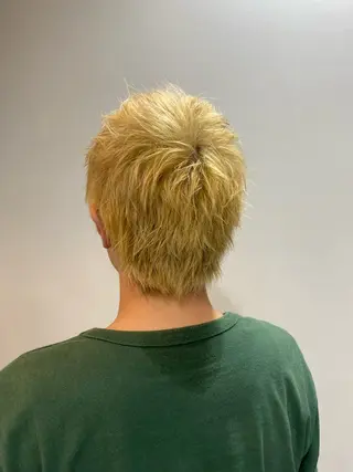ショート カラー メンズ 🔥メンズ特化🔥 ハイトーン/RUKIのヘアスタイル