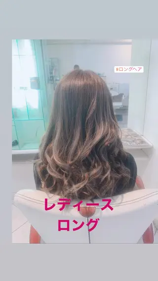ロング カラー パーマ ~増田 勇輝~のヘアスタイル