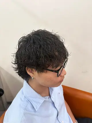パーマ メンズ 梅田/全パーマ特化/ ケアパーマ/秋本大智のヘアスタイル