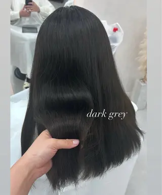 ロング カラー kana°ʚ🎀ɞ° 韓国風透明感カラーのヘアスタイル