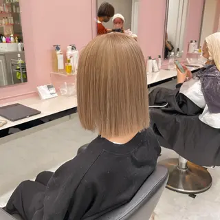 セミロング カラー ヘアアレンジ 💖艶と似合わせ💖 カラーカット💖のヘアスタイル