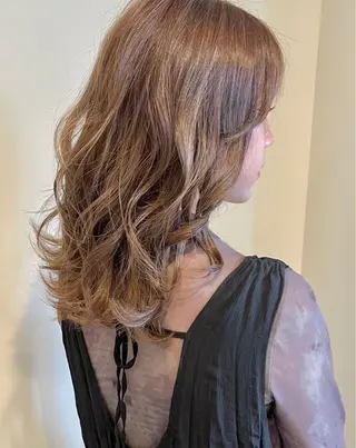 ロング カラー ヘアアレンジ 永井 亜実のヘアスタイル
